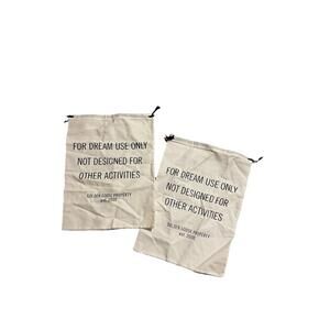 GOLDEN GOOSE Dust Bag Shoe Storage Bag Only Drawstring For Two H81